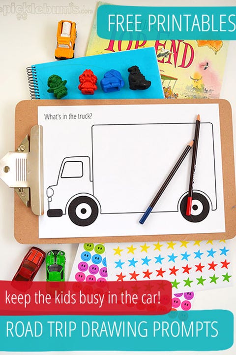 Road Trip Games - Drawing Prompts