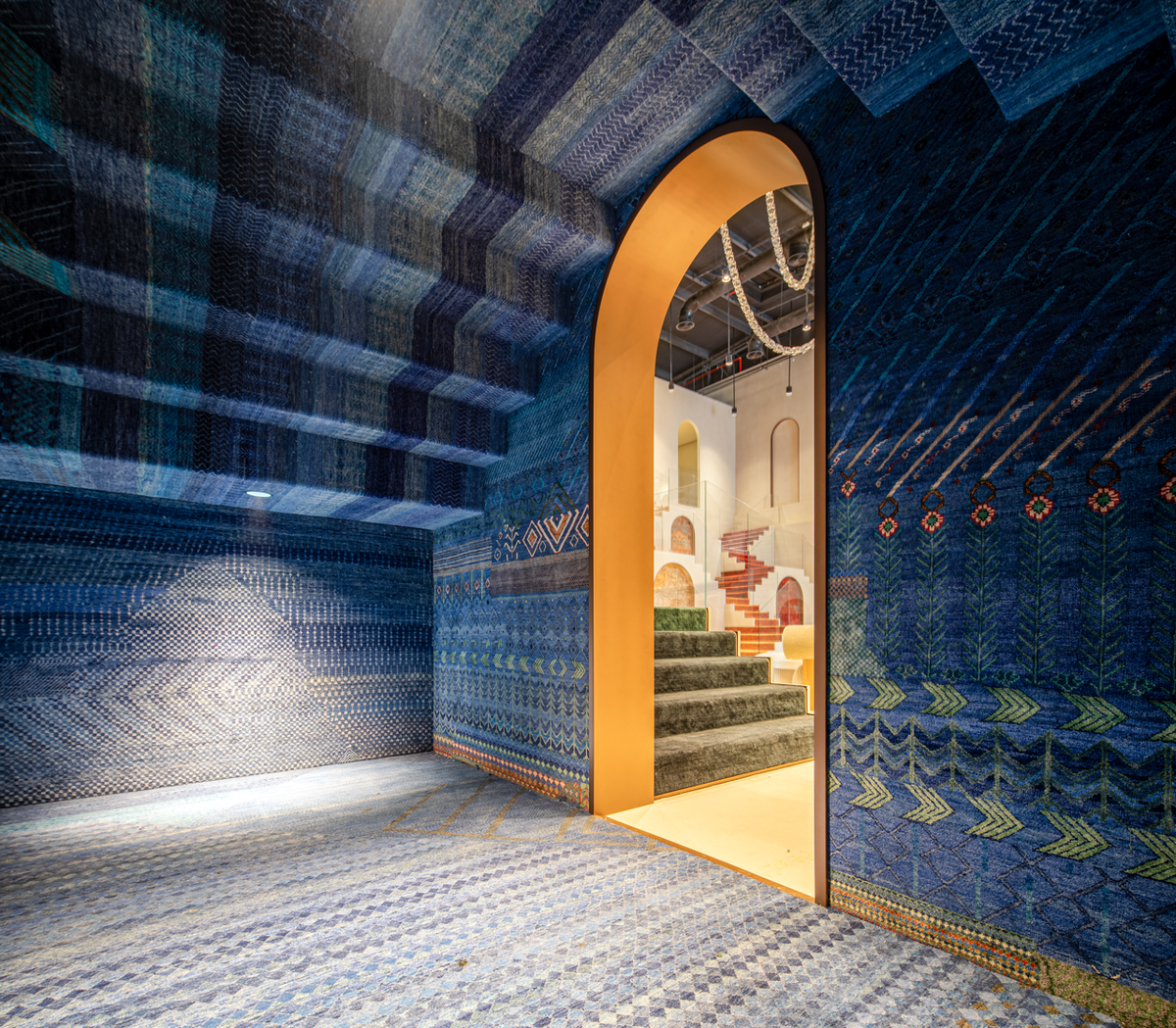 Why Carpeted Ceilings Are the New Accent Walls
