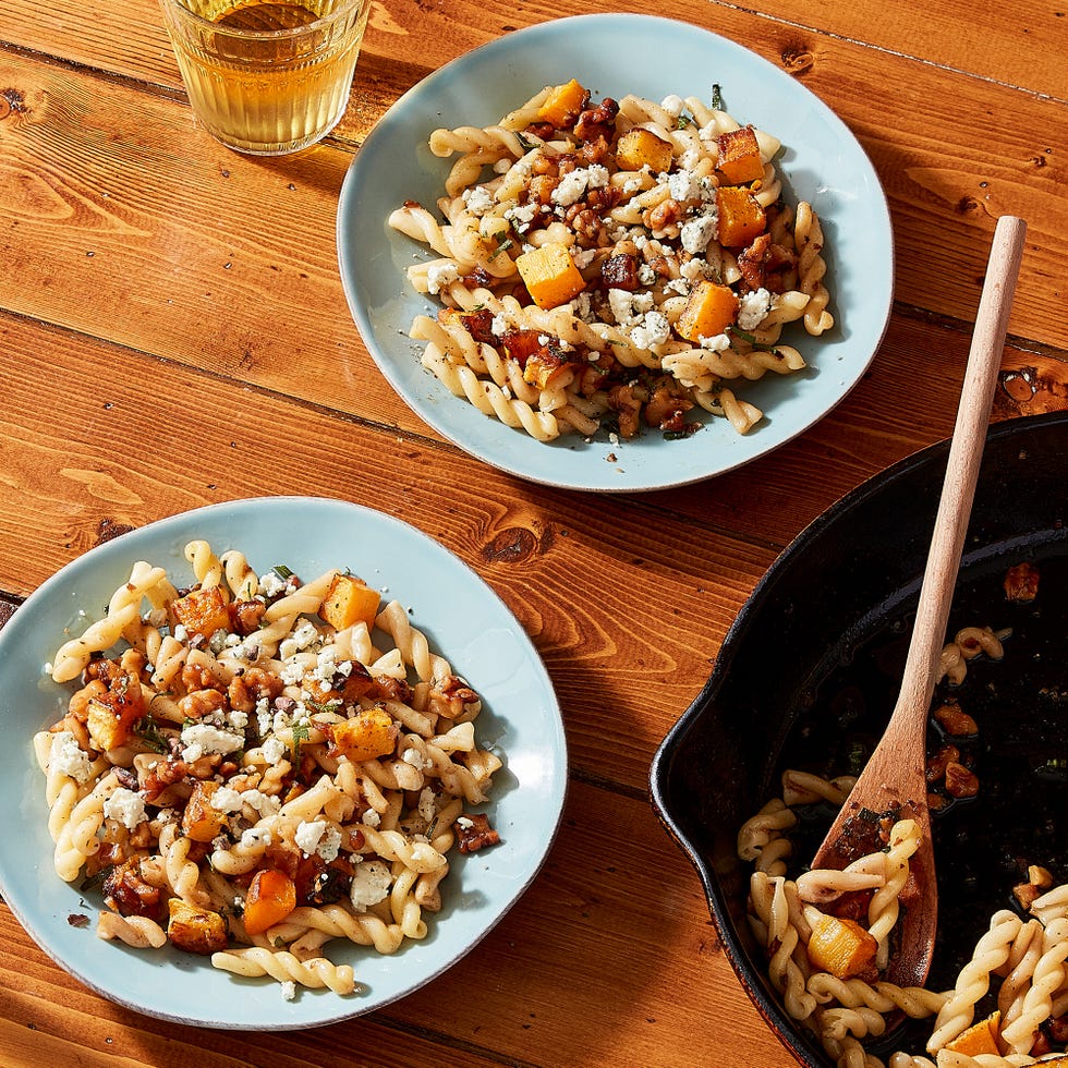 roasted butternut squash pasta