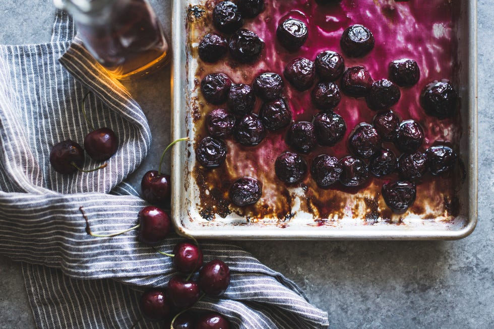 roasted cherries