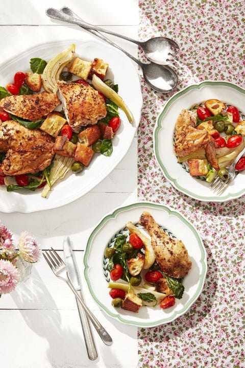 roasted chicken with fennel