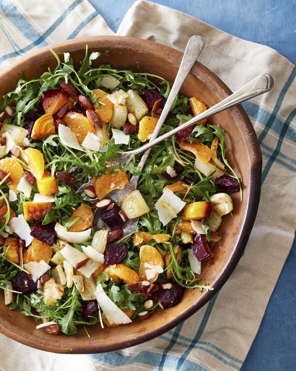 roasted fennel and beet salad with clementines