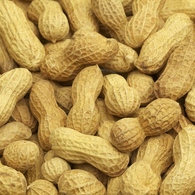 roasted peanuts, in shell, background, heathy eating, food, vegetable