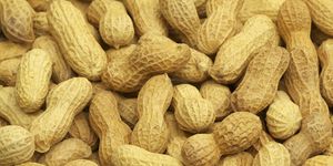 roasted peanuts, in shell, background, heathy eating, food, vegetable