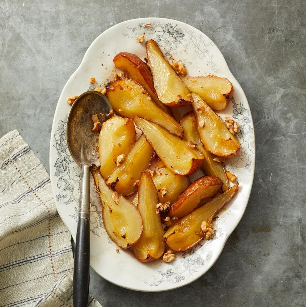 roasted pears