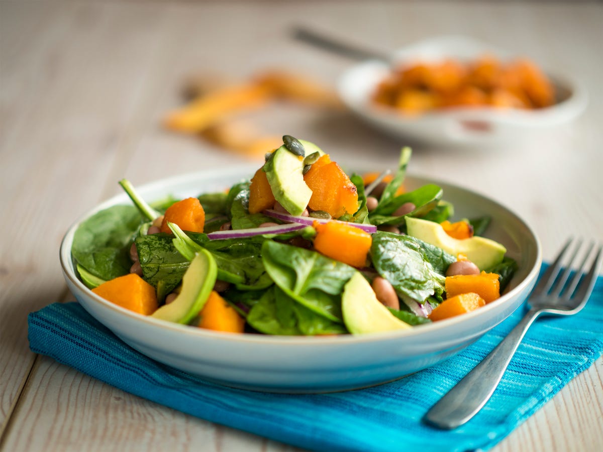 roasted pumpkin salad
