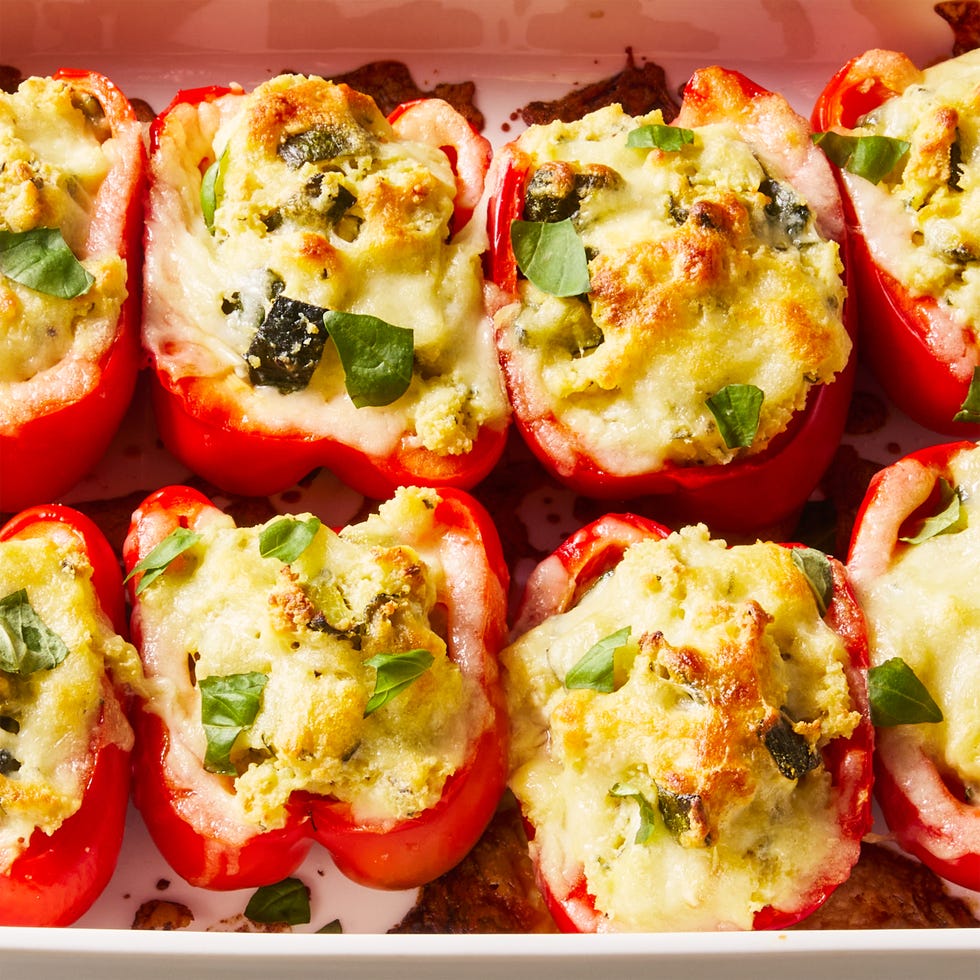 roasted ricotta stuffed peppers