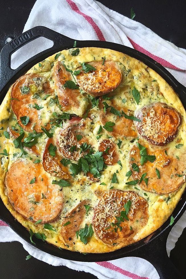 Dish, Food, Cuisine, Ingredient, Frittata, Strata, Recipe, Produce, Staple food, Meat, 