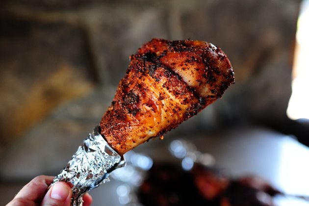 Caveman Pops (aka Roasted Turkey Legs)