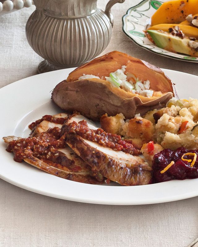 roast turkey with pipian sauce