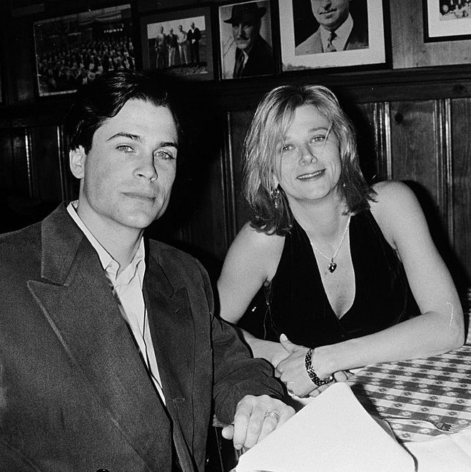 united states january 01 rob lowe and wife sheryl berkoff photo by the life picture collection via getty images