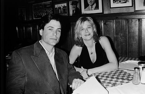 united states   january 01  rob lowe and wife sheryl berkoff   photo by the life picture collection via getty images
