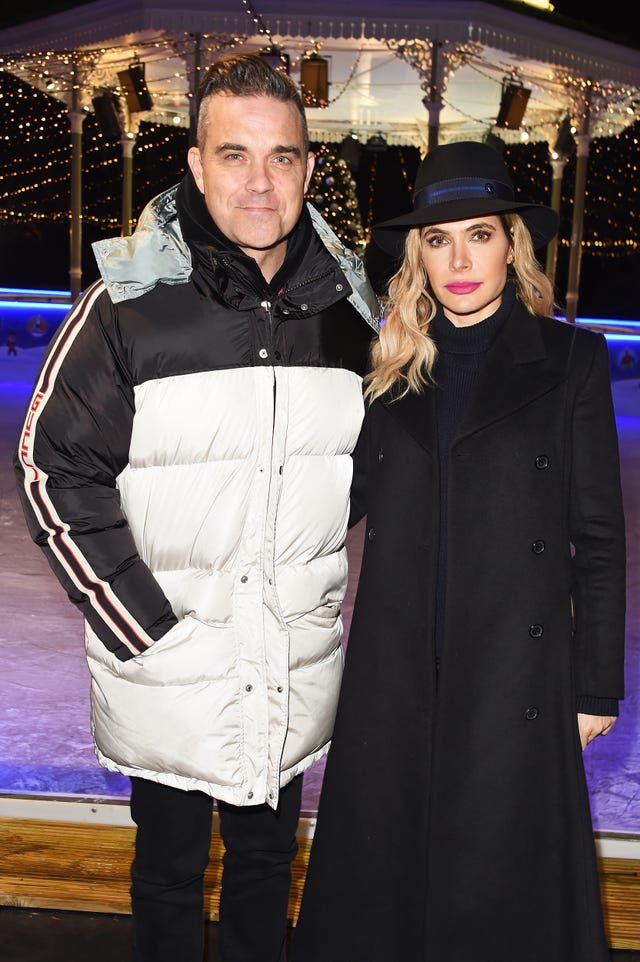 Robbie Williams on dad duties in sweet post