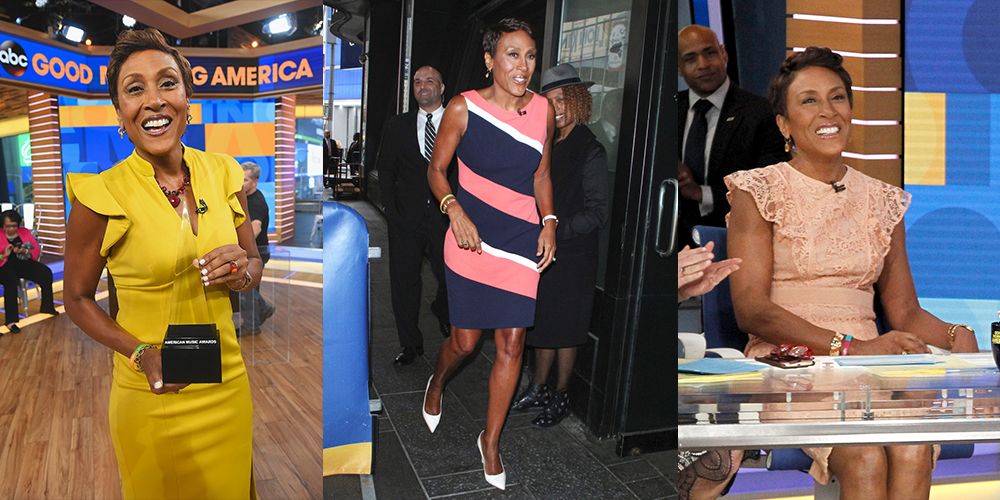 robin roberts striped dress