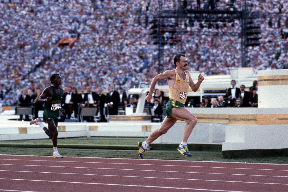 men's track marathon competition at the 1984 summer olympics