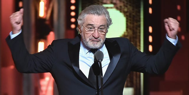 Robert De Niro Says Fuck Trump at the Tonys — Robert De Niro Had One Thing  to Say At the Tonys: 'F**k Trump'