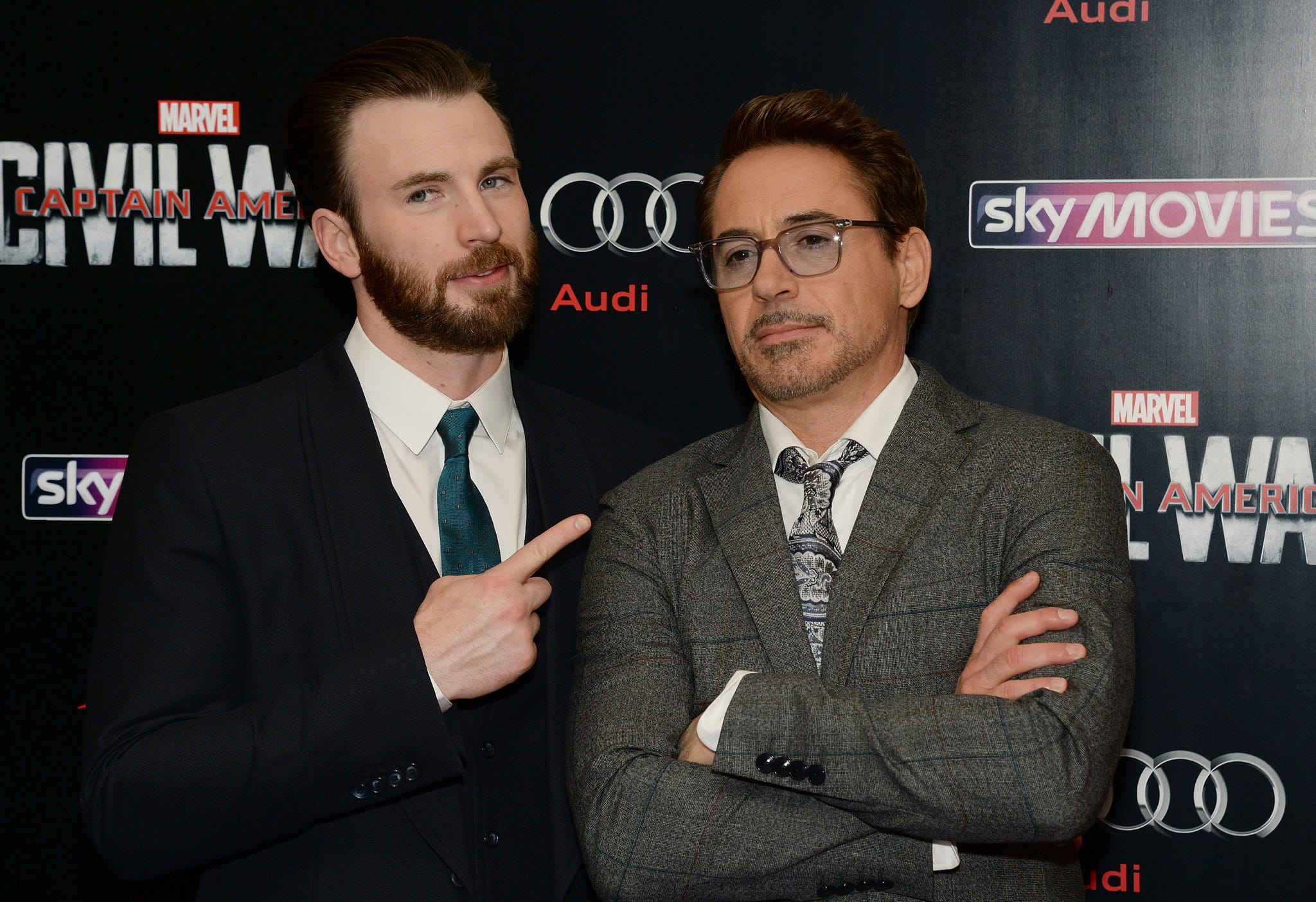 Chris Evans cree que Robert Downey Jr. es el único Iron Man: