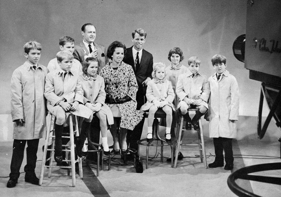 Robert F. Kennedy and family visit the RCA Pavilion at the W