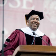 Robert F Smith Pays off student loan debt During The Morehouse College 135th Commencement Robert F Smith Pays off student loan debt During The Morehouse College 135th Commencement