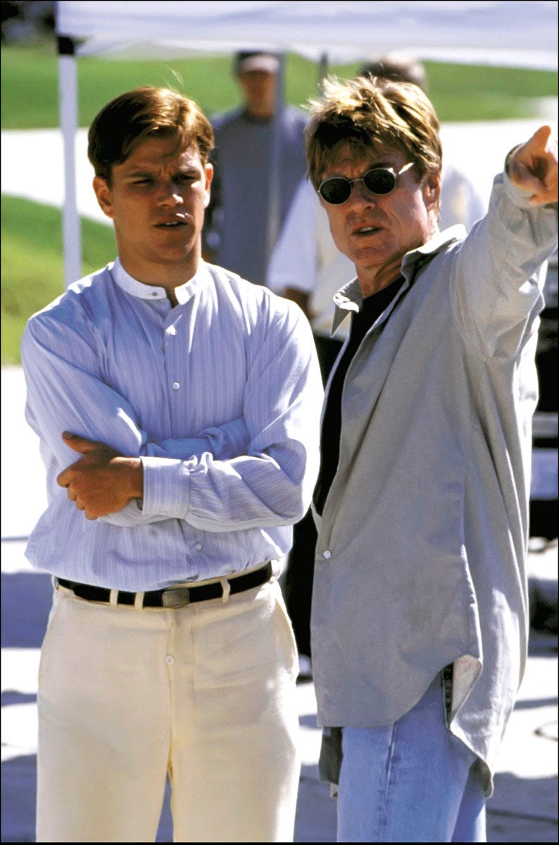 Robert Redford y Matt Damon