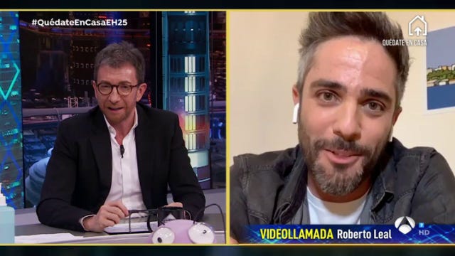 pablo motos entrevista a roberto leal en el hormiguero