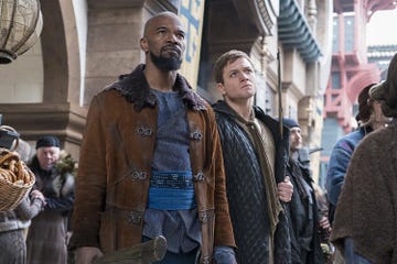 robin hood forajido, héroe, leyenda 2018, con taron egerton y jamie foxx