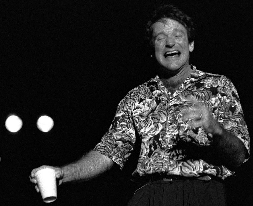 Robin Williams in bianco e nero