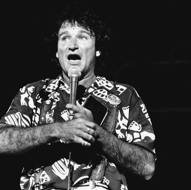 robin williams, en una actuación en el universal amphitheater de los ángeles el 1 de julio de 1979