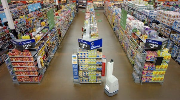 Walmart hot sale robot janitors