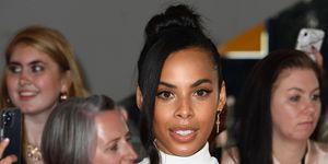london, england   september 09  rochelle humes attends the national television awards 2021 at the o2 arena on september 09, 2021 in london, england photo by gareth cattermolegetty images
