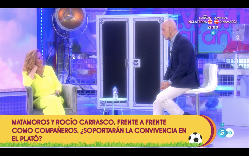 encontronazo entre rocío y kiko