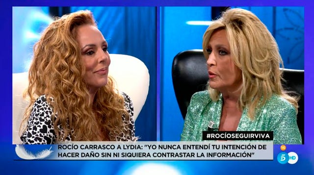 lidia lozano pide disculpas a rocío carrasco por haber defendido a antonio david flores