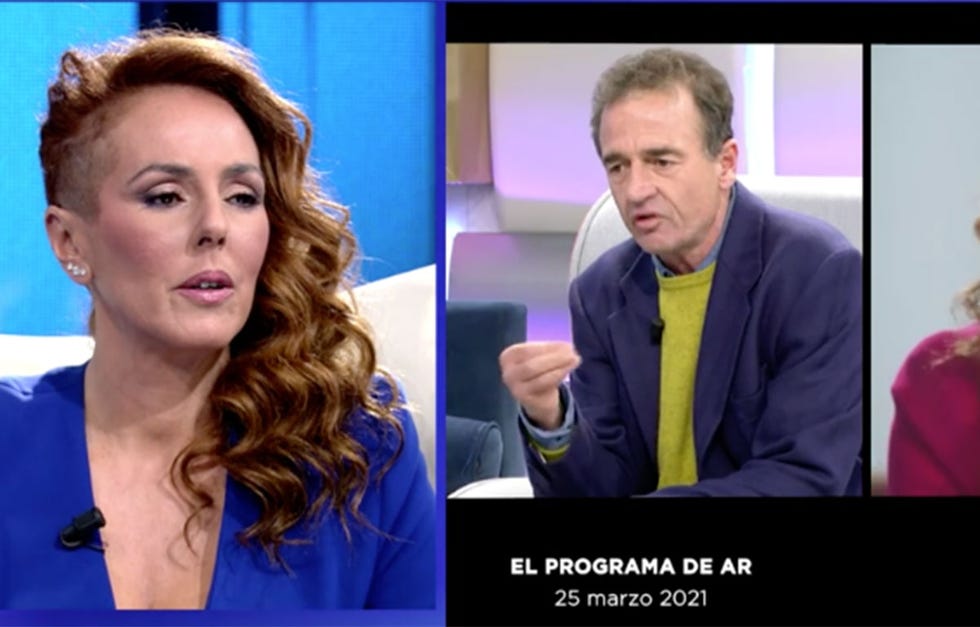 rocío carrasco contesta a las críticas de alessandro lequio