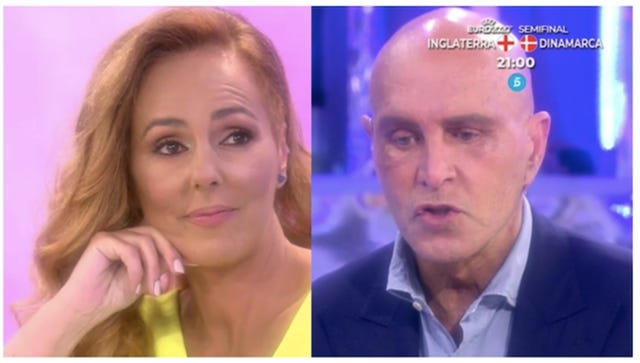 rocío carrasco y kiko matamoros se ven las caras