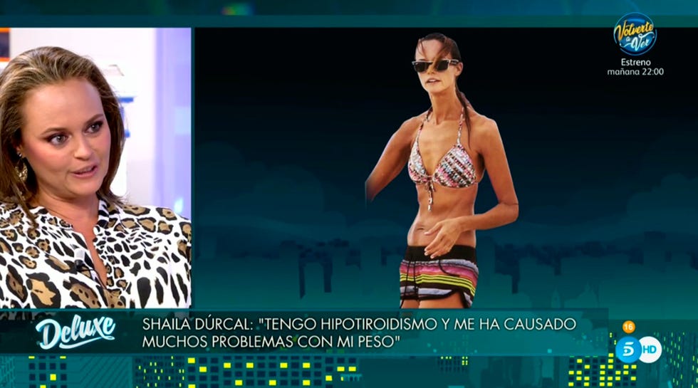 shaila dúrcal habla en el deluxe de sus problemas alimenticios