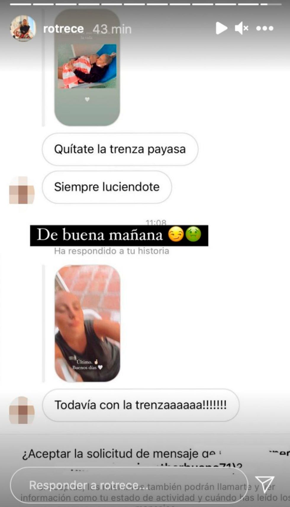 rocío flores denuncia el acoso al que se ve sometida a través de las redes sociales