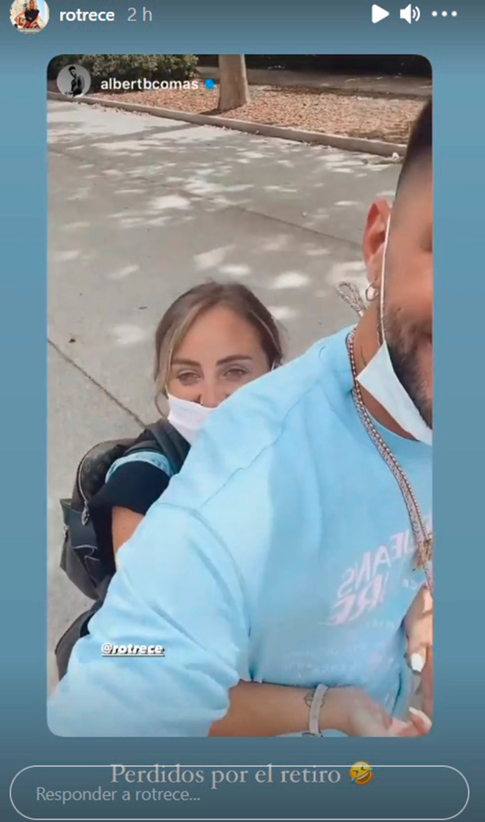 rocío flores disfruta de una divetida tarde junto a albert barranco