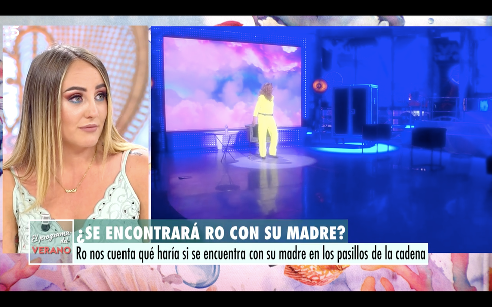 rocío flores se emociona por su madre