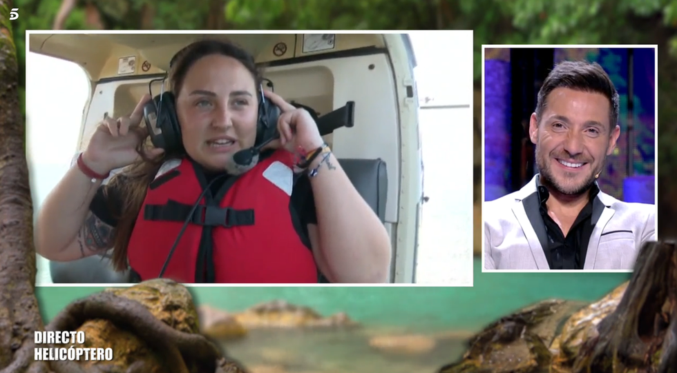 rocío flores salta del helicóptero en 'supervivientes 2020' con el apoyo de su padre, antonio david flores