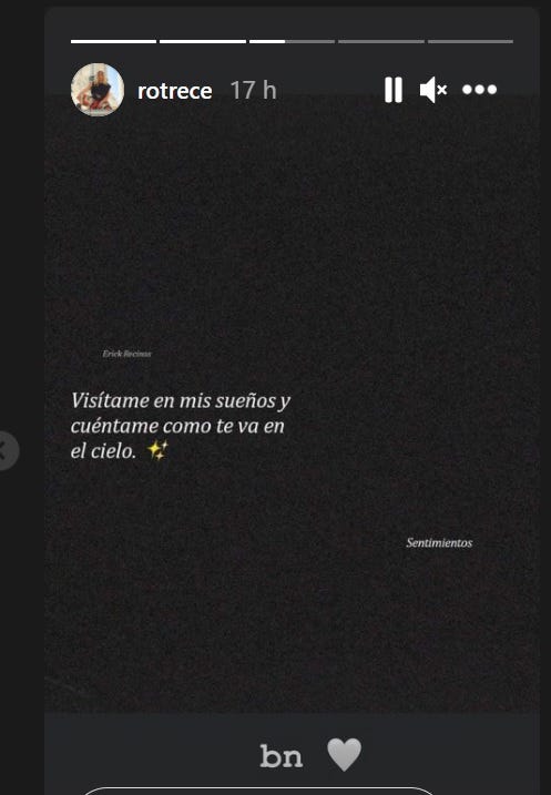 mensaje rocío flores a sus abuelos