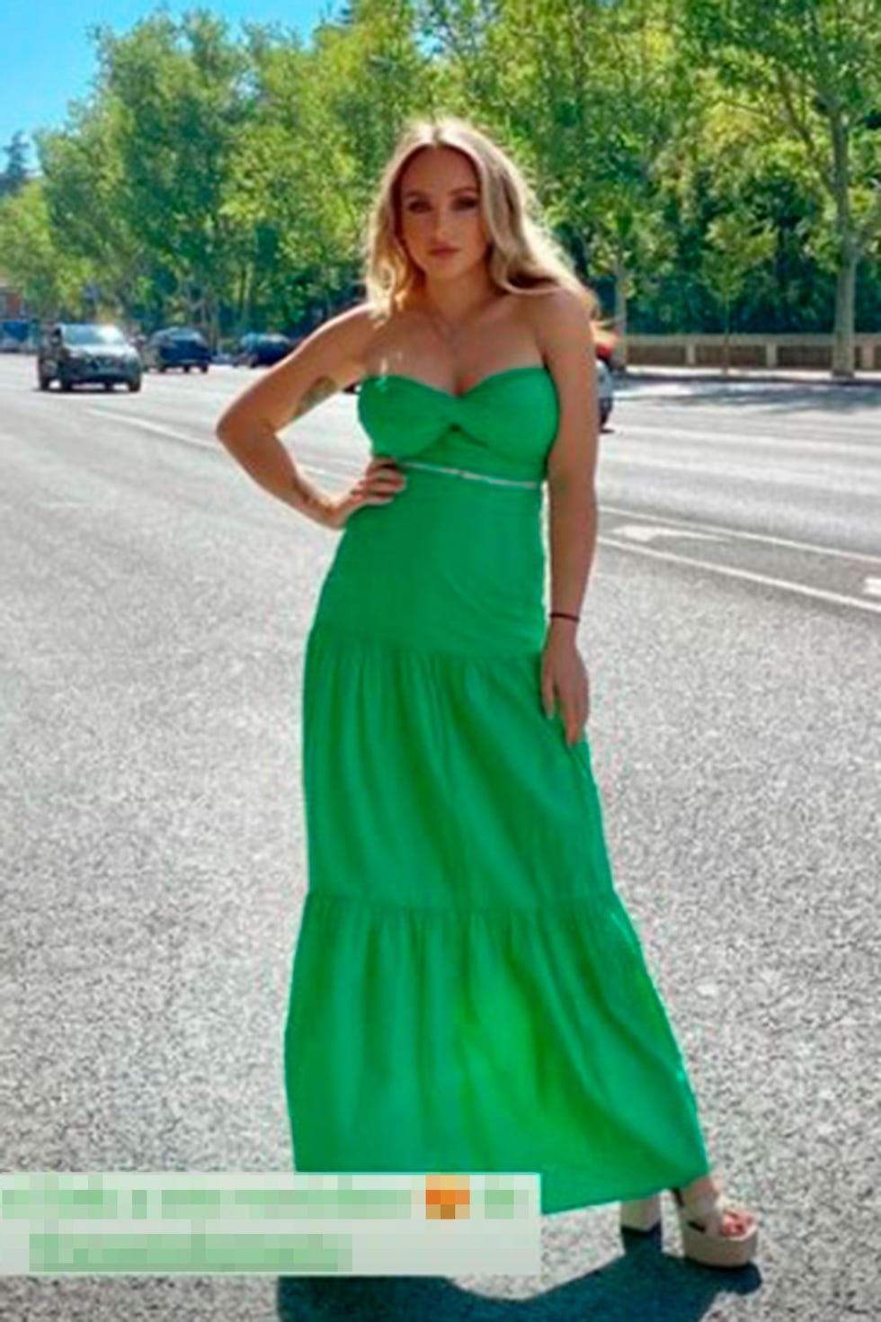rocío flores y su modelo de zapatos favorito, las plataformas