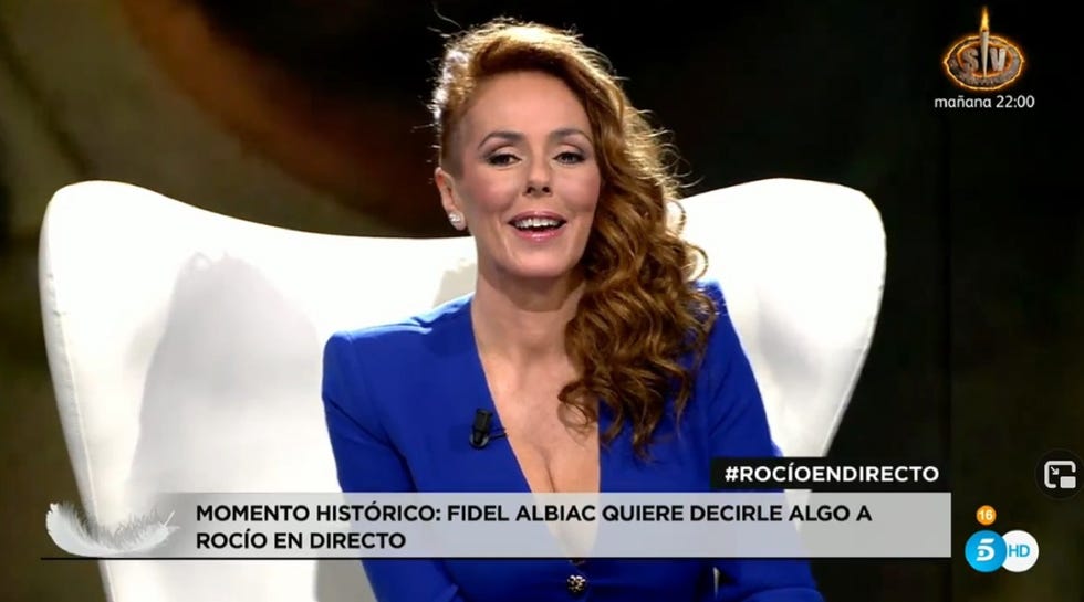 fidel albiac interviene en la entrevista en directo de rocío carrasco