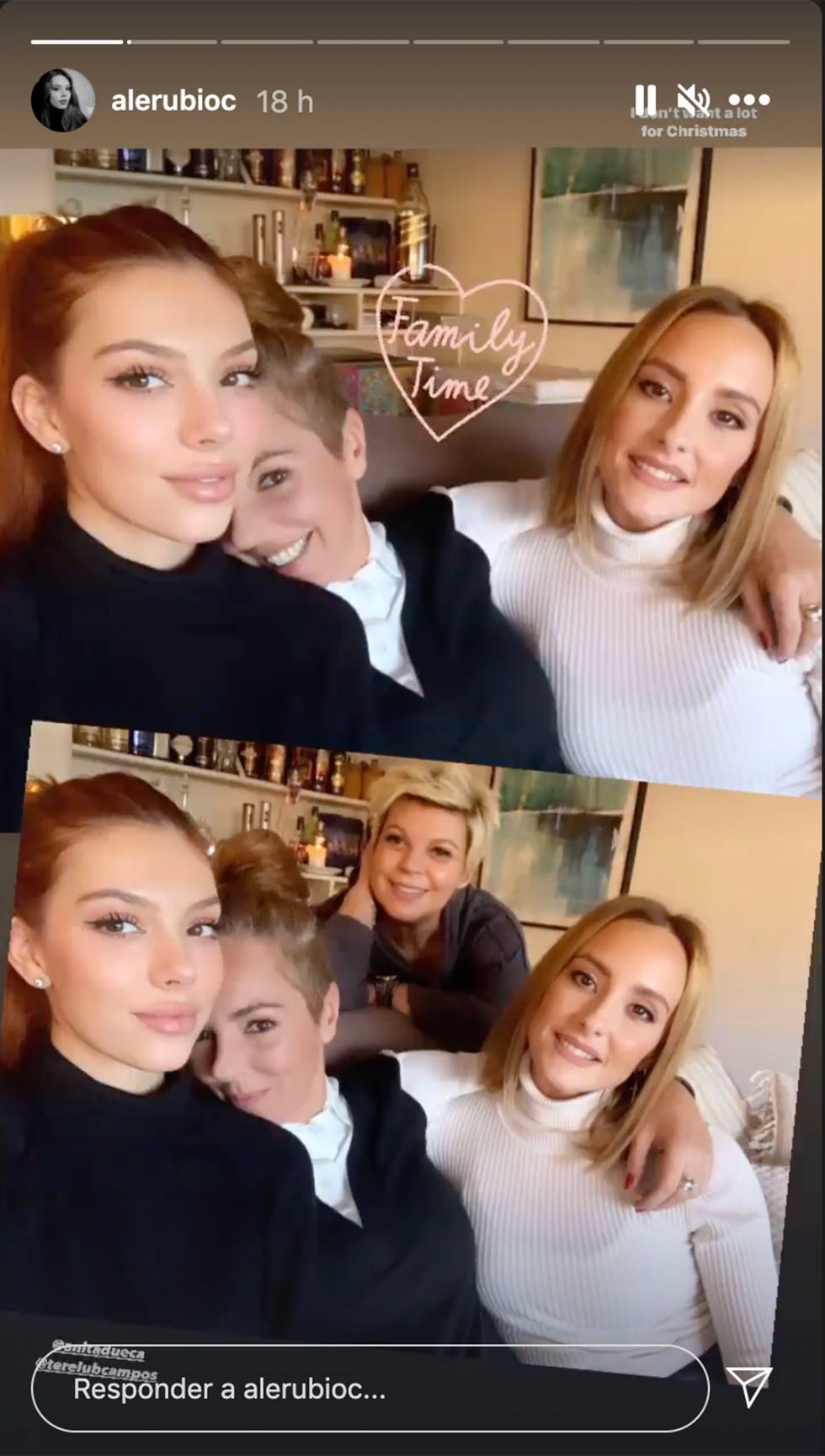 alejandra rubio comparte una foto con rocío carrasco, terelu campos y anabel dueñas el día de reyes