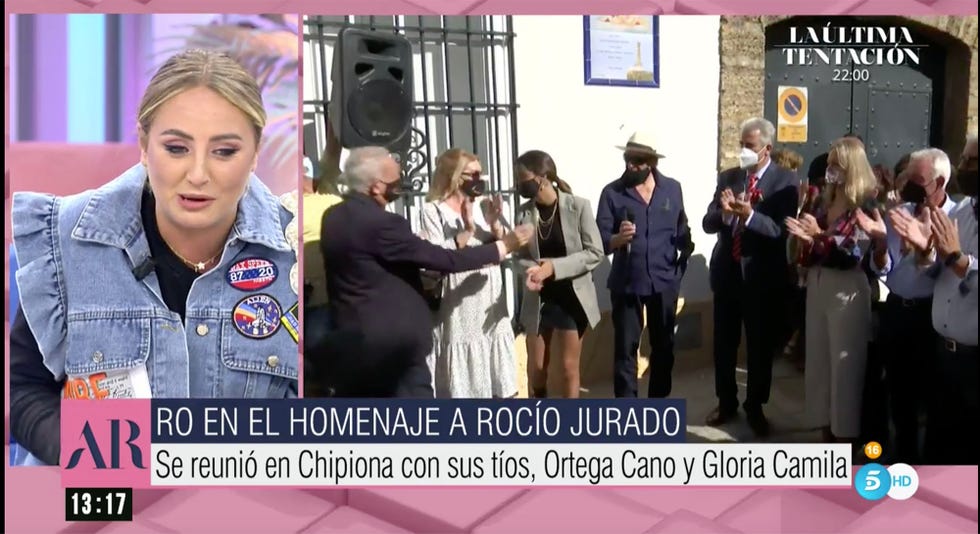 la hija de rocío carrasco habla del último homenaje a su abuela, rocío jurado