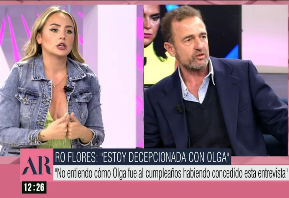 los colaboradores se enfrentan en 'el programa de ana rosa'