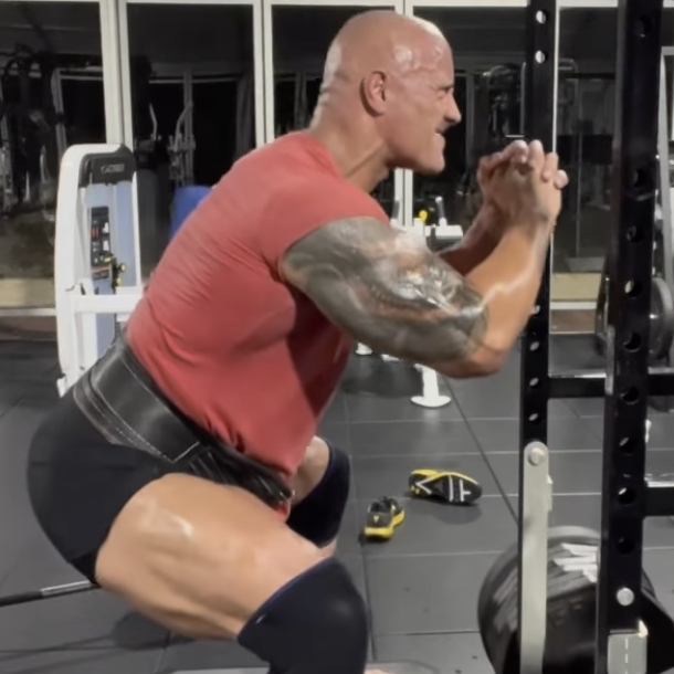 The Rock Builds Huge Legs With This Lower Body Workout
