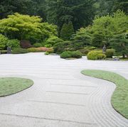 rock garden, japanese garden, oregon, usa