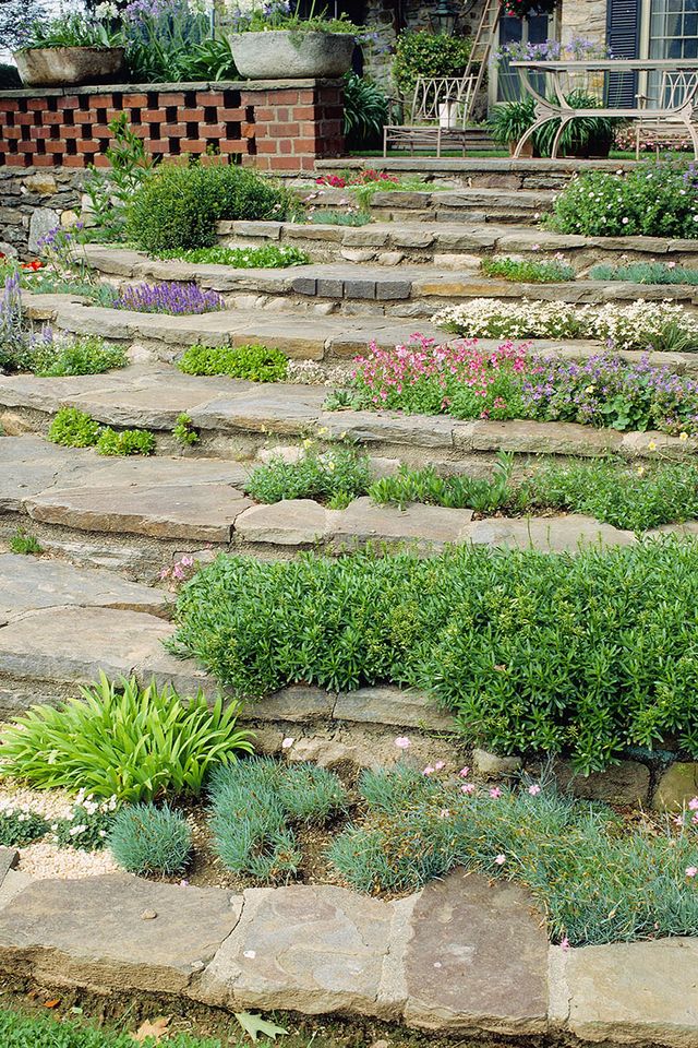 30 Wonderful DIY ideas with stone flower beds, My desired home