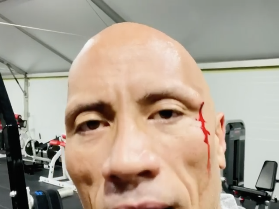 when the rock is sus , face oof in 2023