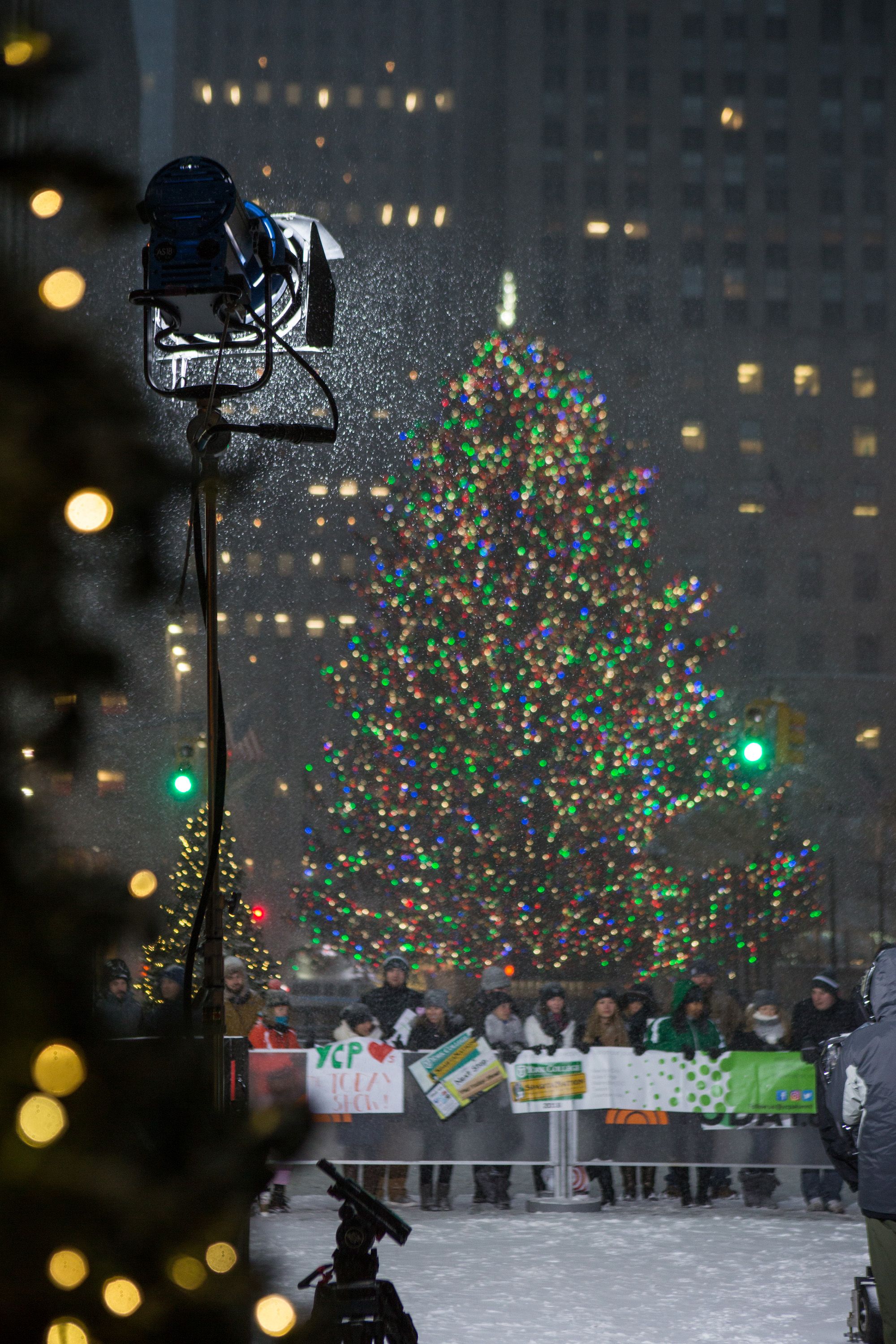 2018 Rockefeller tree lights up New York